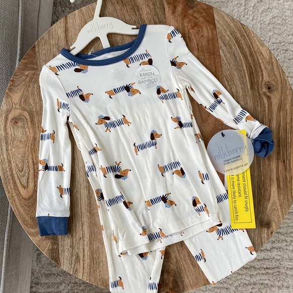 Milkberry Other - Milkberry Dachshund Print Pajama Set